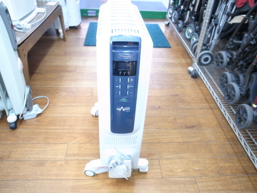 デロンギ  ドラゴンデジタルスマート オイルヒーター QSD0915-BL【モノ市場東浦店】