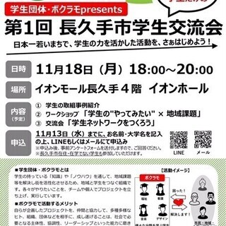 長久手市学生交流会@イオンモール長久手