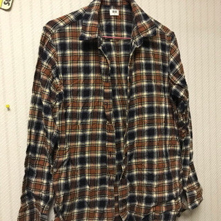 UNIQLO ネルシャツ の画像