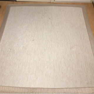 ニトリ【ベージュ】  Nクールラグ  185cm×185cm