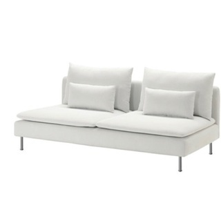 【美品/送料込み】IKEA ソーデルハムン　1人掛けソファ　ホワイト SÖDERHAMN ソーデルハムン 1人掛けソファセクション, フリード