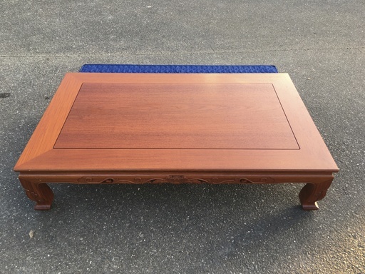 美品 カリモク 花梨座卓 ME5040KS 税込み定価53万円程 作家物 宏江作