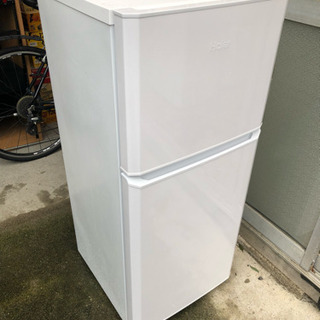 美品 2018年製 Haier　2ドア 冷蔵庫（冷凍/冷蔵）JR...