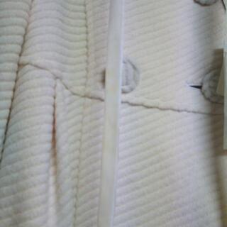 コート　ポンチョ　白　CCクロスの画像