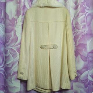 コート　ポンチョ　白　CCクロスの画像