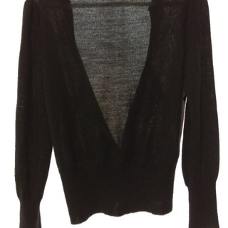 美品 プルクワ POUR QUOI  ニットカーディガン 40 アーガイルの画像