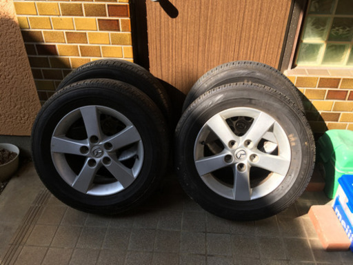 ノーマルタイヤ 195/65R15 ホイル付 マツダプレマシー 使用期間短いです