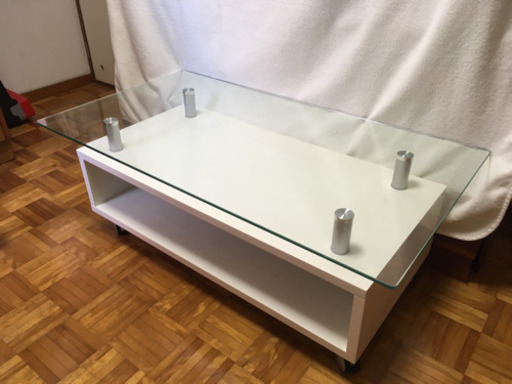 ［取引中］テーブル ガラス天板