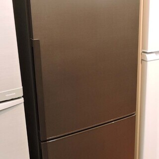SHARP 冷蔵庫 SJ-PD27D-T 2017年製 ブラウン SHARP 冷蔵庫 SJ-PD27D-T 2017年製 ブラウン