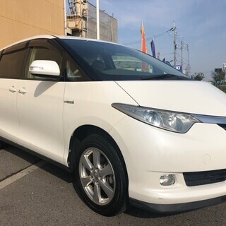 エスティマ ハイブリッドX ４WD　【自社ローン取扱い店】