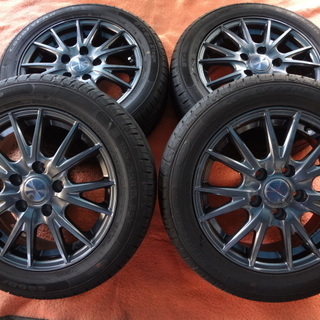 超美品！１９５/５５R１５　ホイール４本セット！