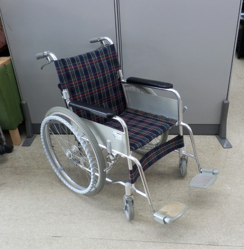 PayPay対応  車いす 幸和製作所 自走式 チェック柄 KOWA 自操式 車椅子 介護 札幌市西区西野