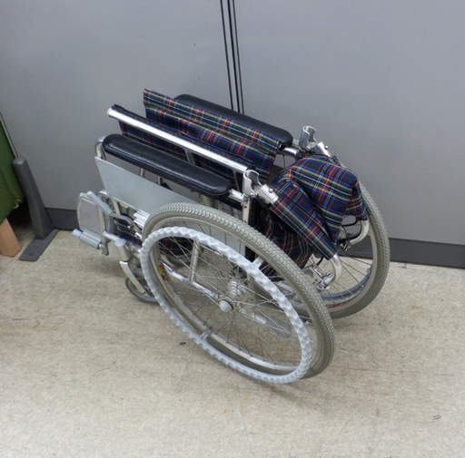 PayPay対応  車いす 幸和製作所 自走式 チェック柄 KOWA 自操式 車椅子 介護 札幌市西区西野