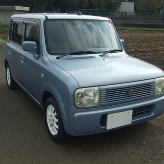 HE21S　ラパン　X2　水色ルーフ白　　１１０７００ｋｍ　車検令和３年１１月　H14年の画像