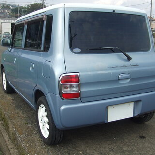 HE21S　ラパン　X2　水色ルーフ白　　１１０７００ｋｍ　車検令和３年１１月　H14年の画像