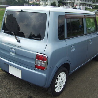 HE21S　ラパン　X2　水色ルーフ白　　１１０７００ｋｍ　車検令和３年１１月　H14年の画像