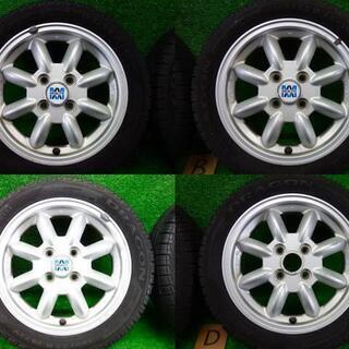 ☆4本SET☆ ムーヴラテ L550S アルミホイールセット MINILITE ミニライト 14インチ 14×4.5J+45 4穴の画像
