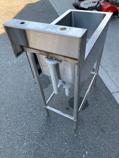 ☆中古品　厨房用品　1槽シンク　380x750x850☆