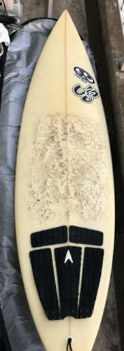 js サーフボード　フィン付き