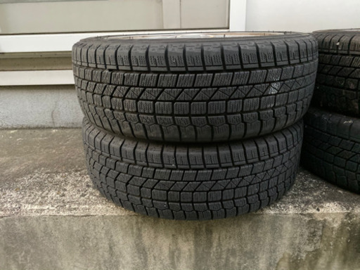 プレオ　RS 純正ホイール　スタッドレス付き