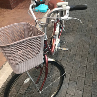 電動自転車 Panasonic Lithium vivi ブラウン　76 パナソニック Panasonic 電動アシスト自転車 24インチ ビビ・YX ViVi