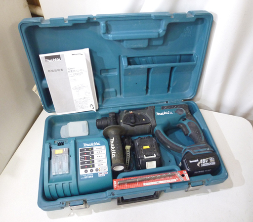 マキタ 充電式ハンマドリル HR202DRFX 18V 最大穴あけ能力 コンクリート20mm バッテリ×2本 充電器  札幌市 白石区 東札幌