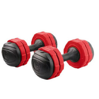 【美品】アーミーダンベル 7kg 2個セット レッド  重量調節可能