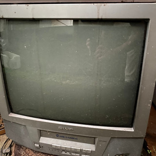 ブラウン管テレビ＆テレビデオ2台ジャンク品の画像