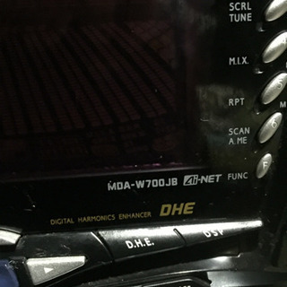 ALPINE カーステレオ  MDA-W700JB 2DINの画像