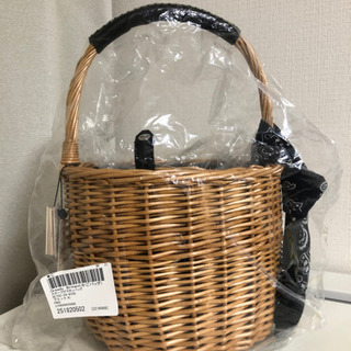 バンダナ付き　かごバッグ　☆新品未使用品☆の画像