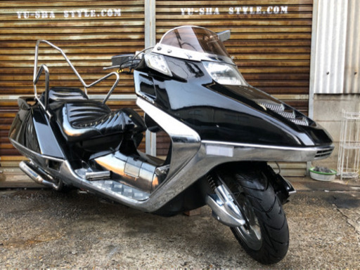 フュージョンX 実動！セル1発！ローダウンカスタム！扁平タイヤ前後バリ山！バッテリー新品！