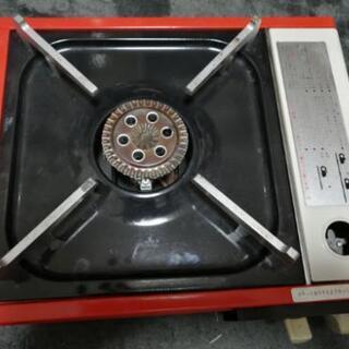 カセットコンロ　レッド