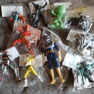 レア　昔懐かしの仮面ライダー　レンジャーなど40体まとめての画像