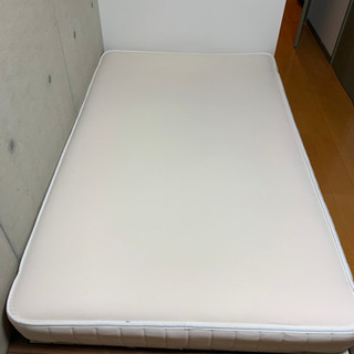 無印良品セミダブルマットレス　収納ベッド　増量タイプ・超高密度ポ...