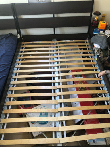 IKEA イケア  ダブルベッド  フレームのみ