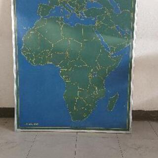 地図 黒板 アフリカの画像