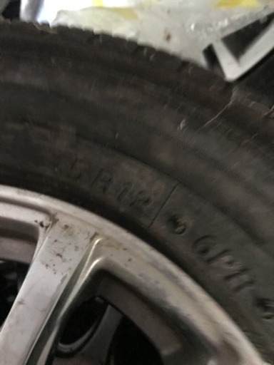 軽サイズタイヤホイールセット。145R12更に値下げ致しました。
