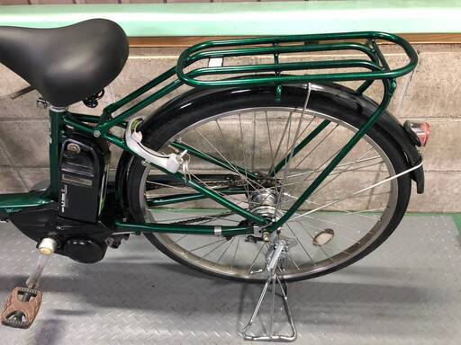 ヤマハ　PASラフィーニ　グリーン　２６インチ　大容量バッテリー８ah