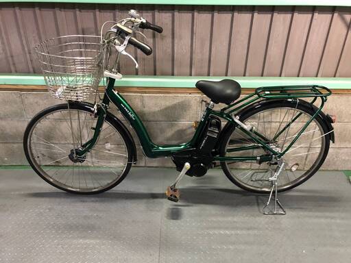 ヤマハ　PASラフィーニ　グリーン　２６インチ　大容量バッテリー８ah