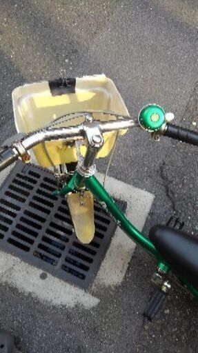 初めての自転車　アシストバー付