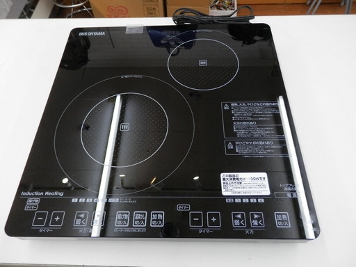 アイリスオーヤマ IHクッキングヒーター IHC－S212 2013年製【モノ市場東浦店】