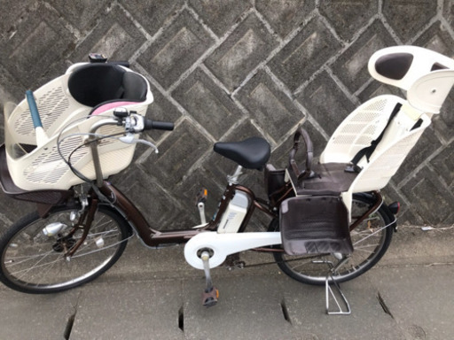 B１E 電動自転車W73Uブリジストンアンジェリーノ前後ろ22インチ8アンペア