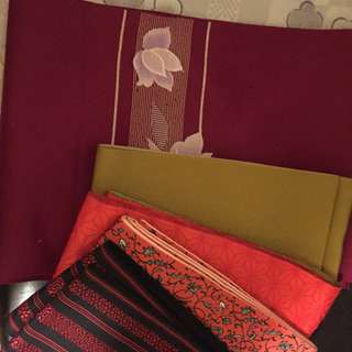 少なくなりました‼️差し上げます‼️今日締め切り‼️練習用、普段着用の化繊の着物帯の画像