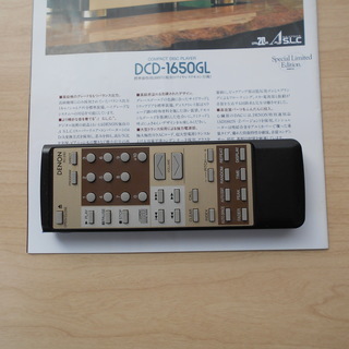 デノン　ＤＥＮＯＮ　ＤＣＤ－１６５０ＧＬ　ＣＤプレーヤーの画像
