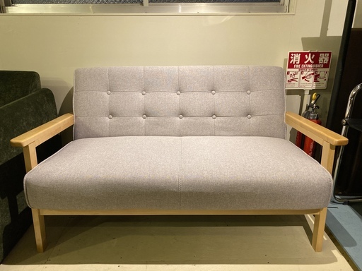 ソファー ベンチソファ グレー 格安 中古品