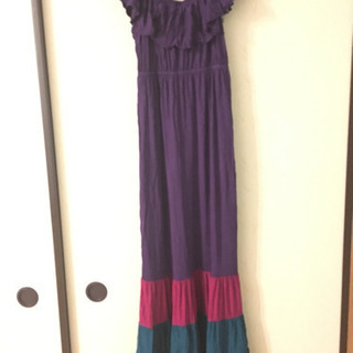 新品！！INTERPLANET GOLD アメリカ製　ロングワンピースの画像