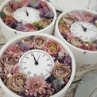 川越市ハーバリウム教室☆花時計レッスンの画像