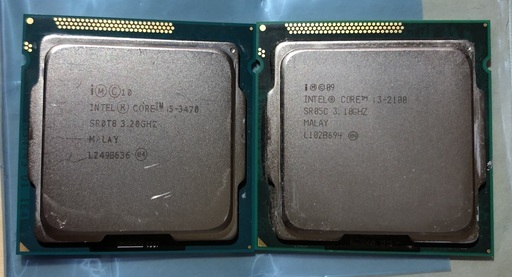 【売ります】core i5 3470 / core i3 2100
