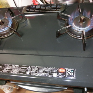 ★リンナイガスコンロ　ガステーブル　　都市ガス１３Ａ　ＲＴ６1GH-R　 SIセンサー　強火力右側　の画像