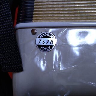 お値下げ！4万円！【軽いです！】アコーディオンレディースサイズ・41鍵120ベースの画像